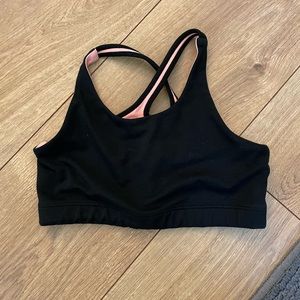 Girl’s Black sports bra
